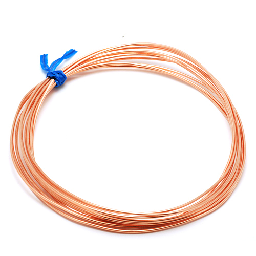 Wire & Sheet Metal 20g Copper, Half Round, Half Hard, 5 ft